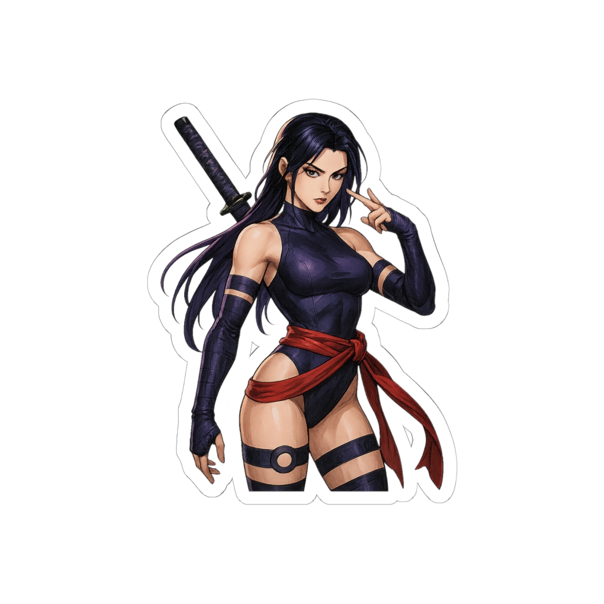 Psylocke Marvel Rivals Sticker | Bold Vinyl Decal