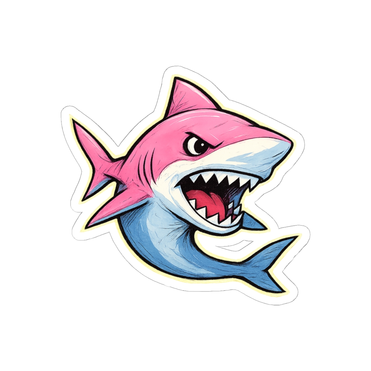 Jeff Land Shark Incognito Dolphin Sticker | Funny Valorant Decal
