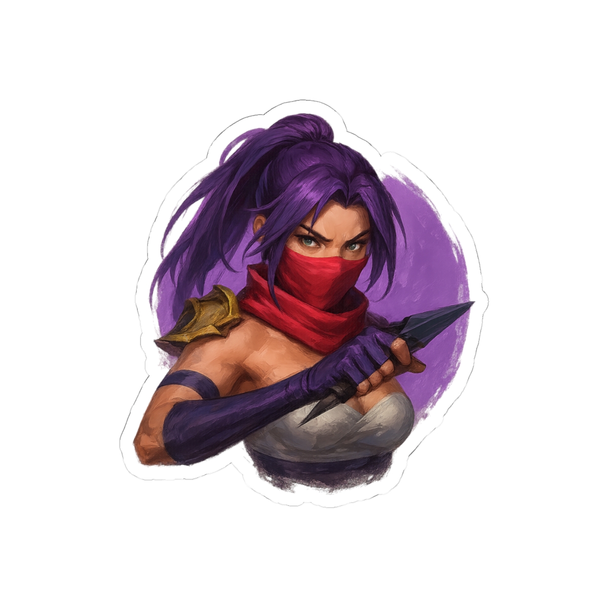 Psylocke Rivals Sticker | Bold Superhero Vinyl Decal