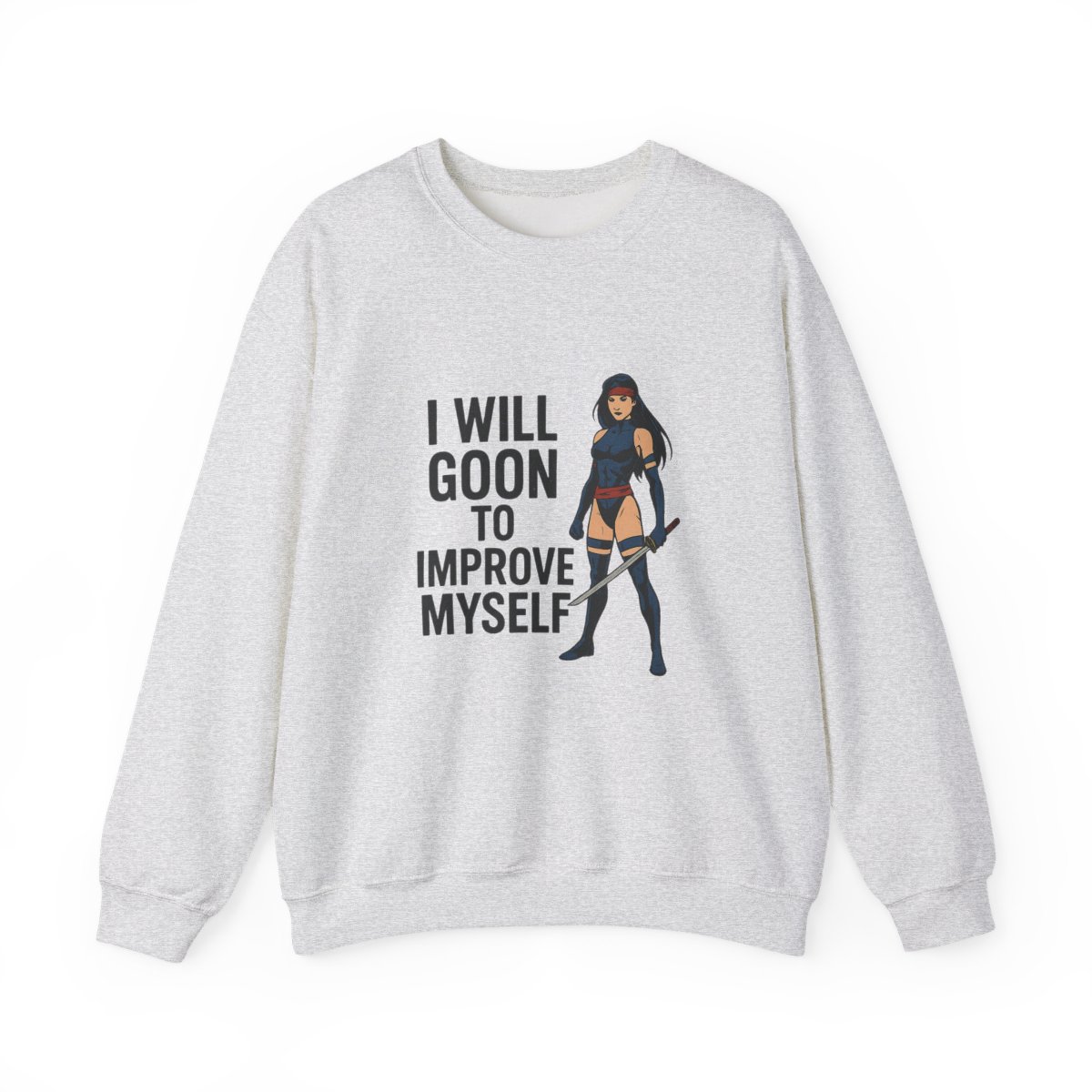 Psylocke I Will Goon Marvel Rivals Sweatshirt - alternate angle 2, merchandise