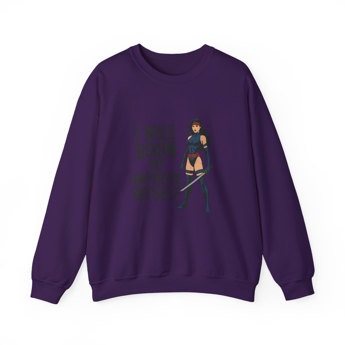 Psylocke I Will Goon Marvel Rivals Sweatshirt - alternate angle 4, merchandise