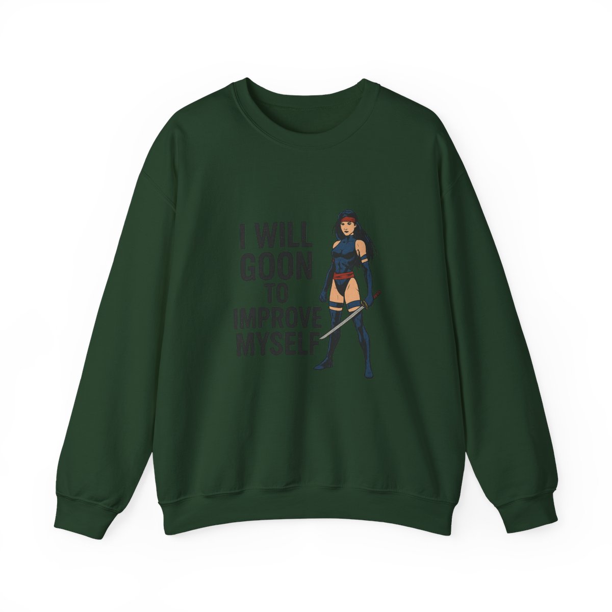 Psylocke I Will Goon Marvel Rivals Sweatshirt - alternate angle 2, merchandise