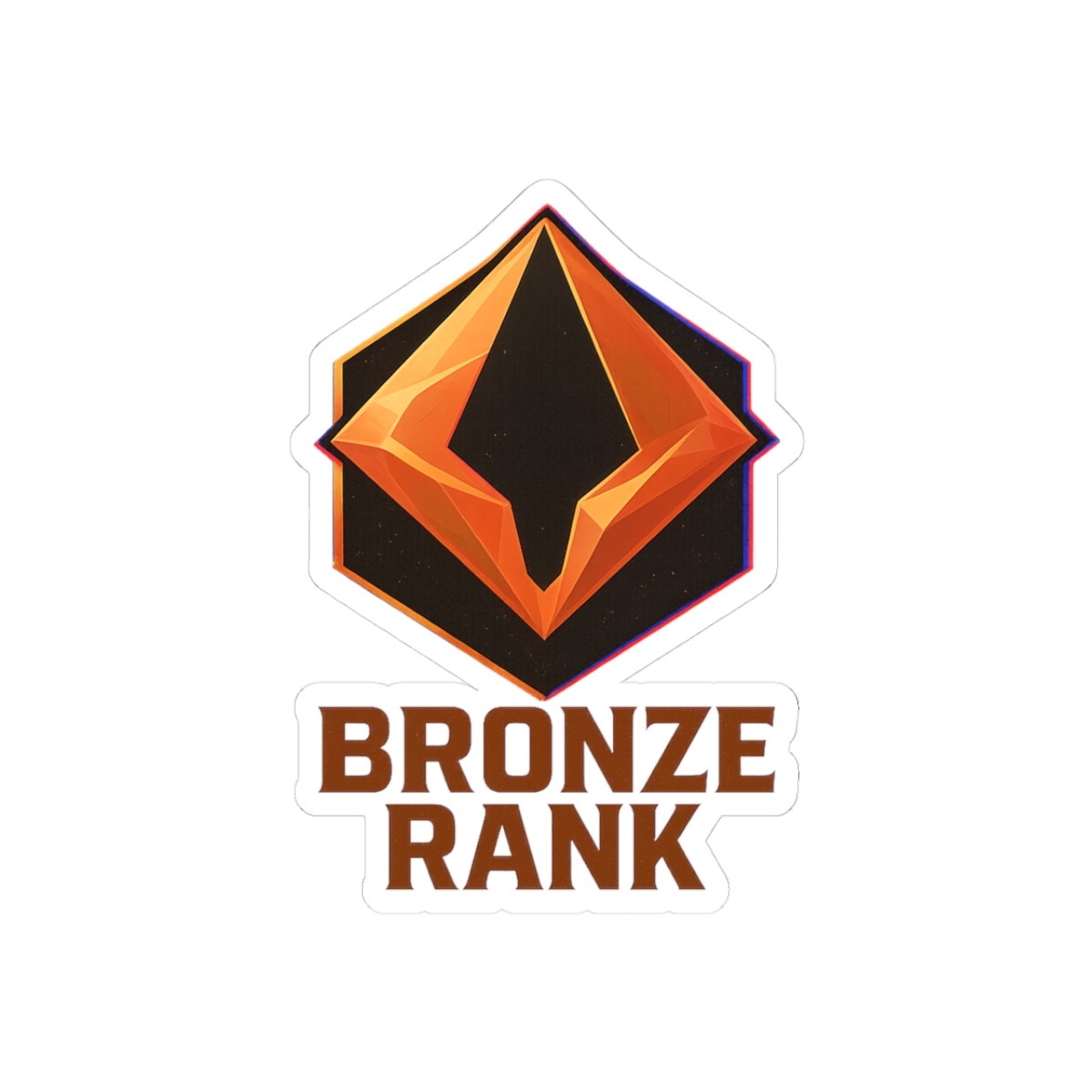 Bronze Rank Marvel Rivals Sticker | Bold Gaming Vinyl Decal