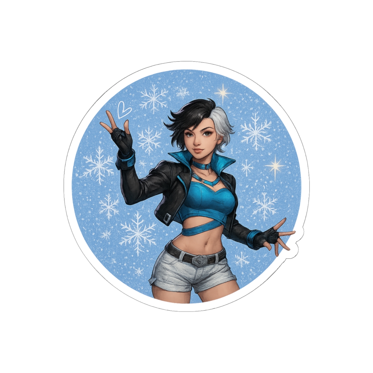 Luna Snow Marvel K-Pop Sticker | Bold Vinyl Decal