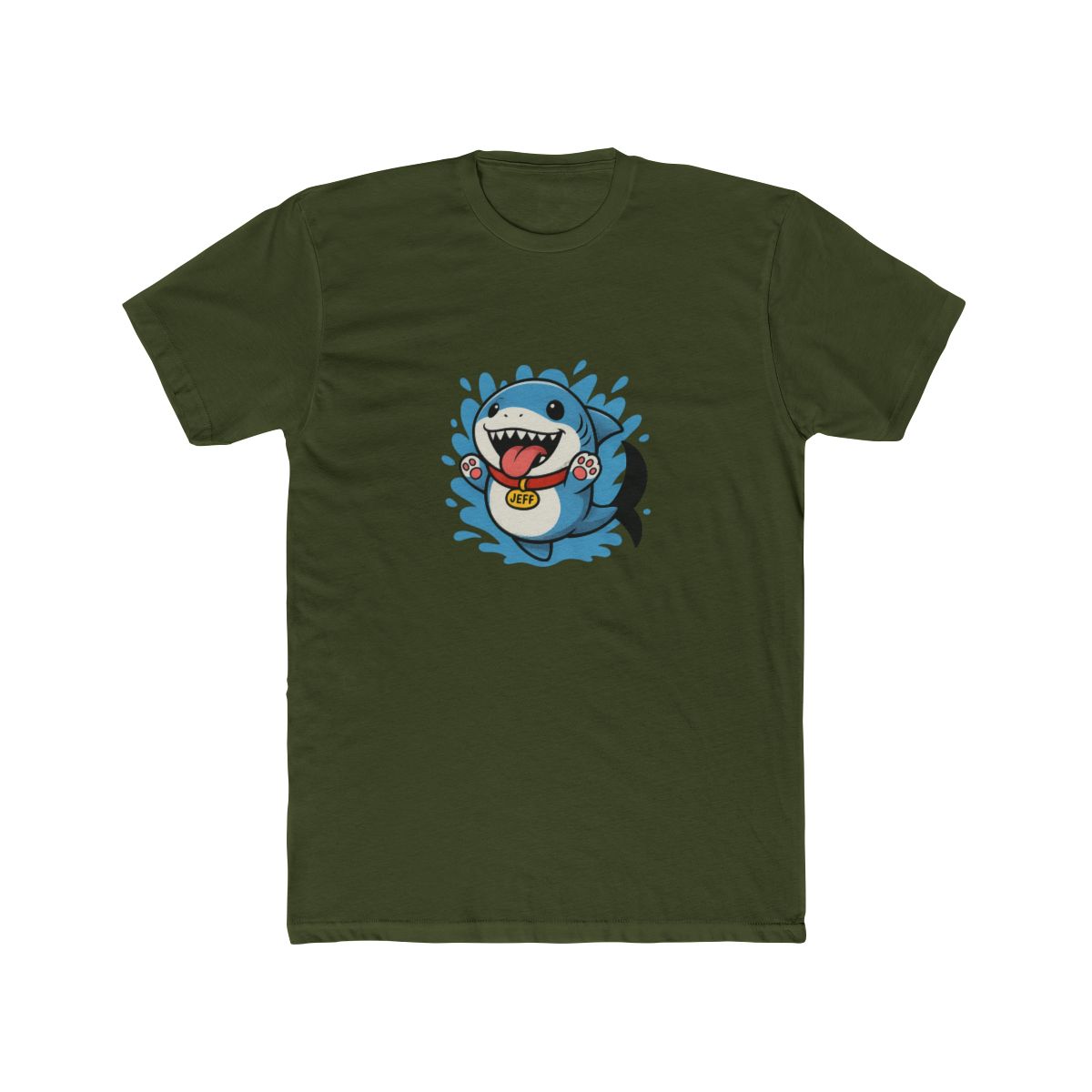 JEFF the best Shark T-Shirt - alternate angle 4, merchandise
