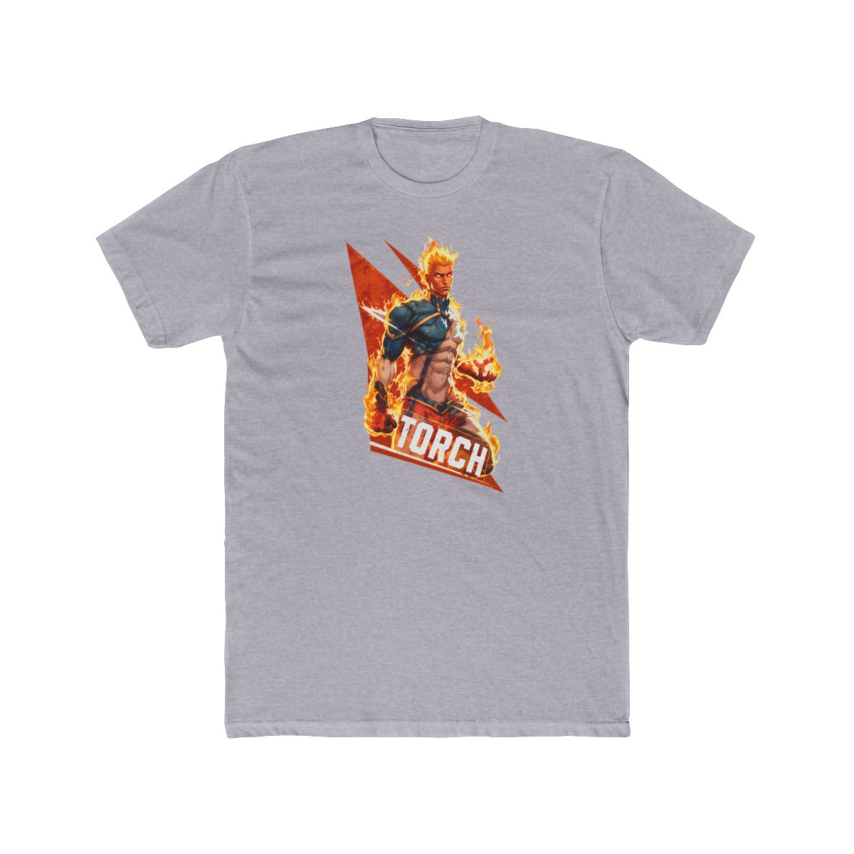 Marvel Rivals Human Torch Epic Portrait T Shirt - alternate angle 4, merchandise
