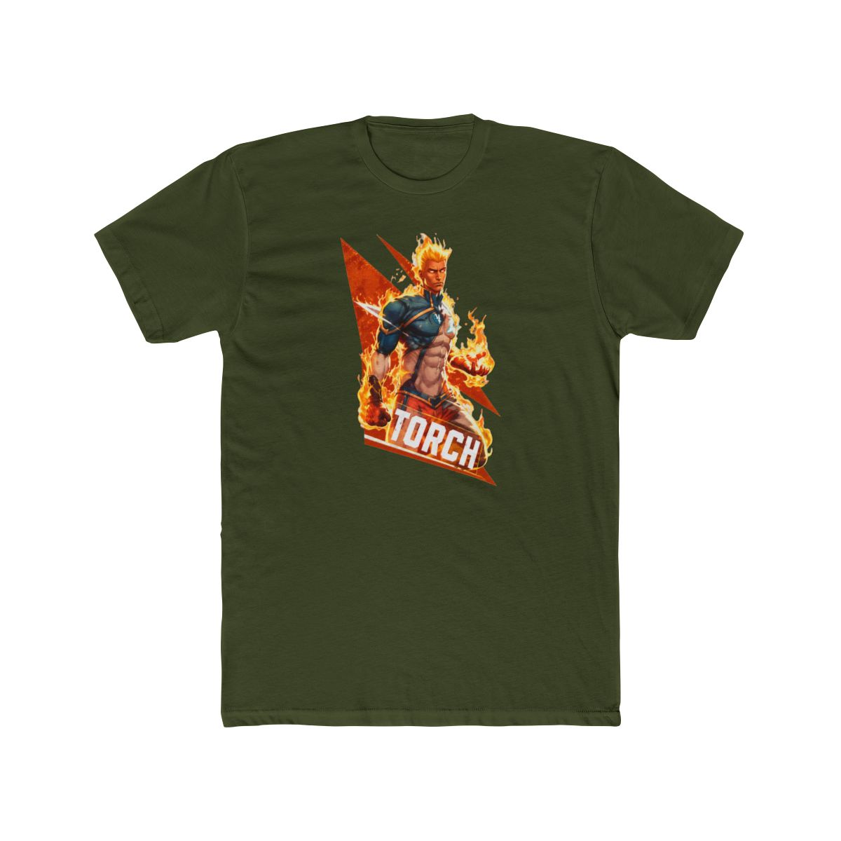 Marvel Rivals Human Torch Epic Portrait T Shirt - alternate angle 5, merchandise