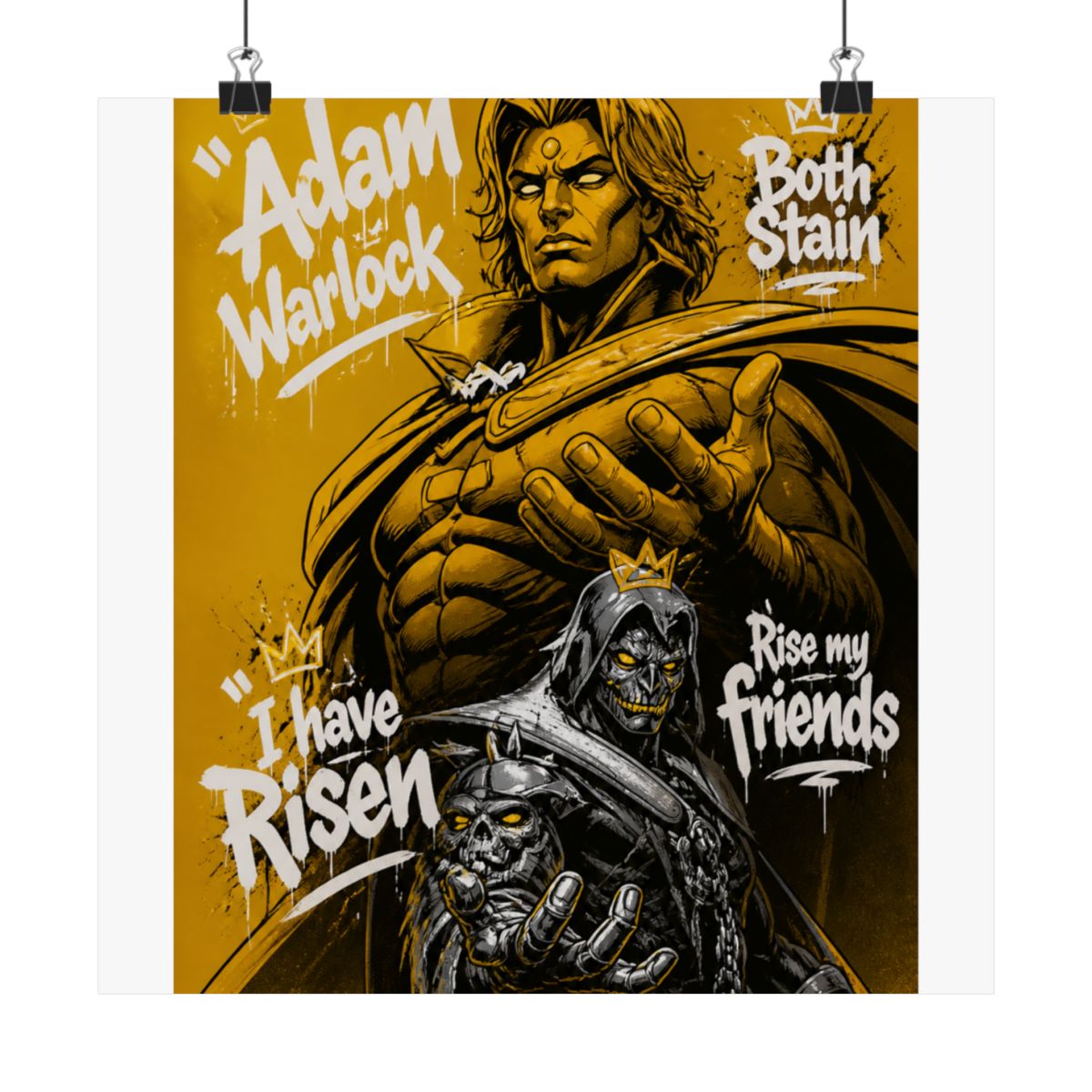 Adam Warlock - Marvel Rivals Fanart Poster - Official Posters & Wall Art merchandise