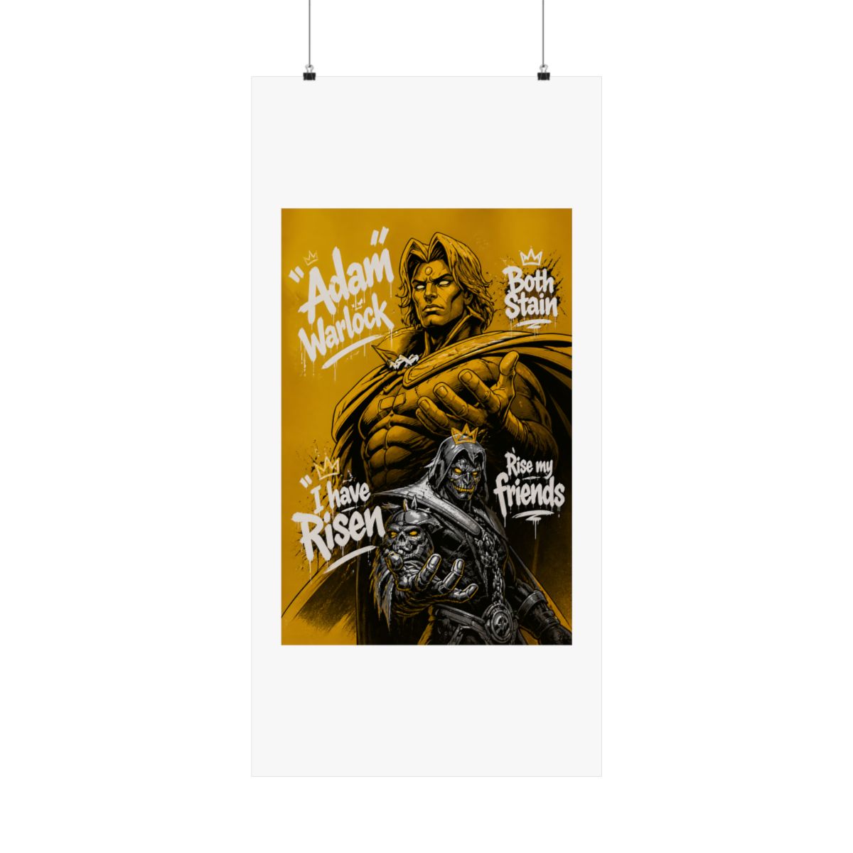Adam Warlock - Marvel Rivals Fanart Poster - alternate angle 1, merchandise