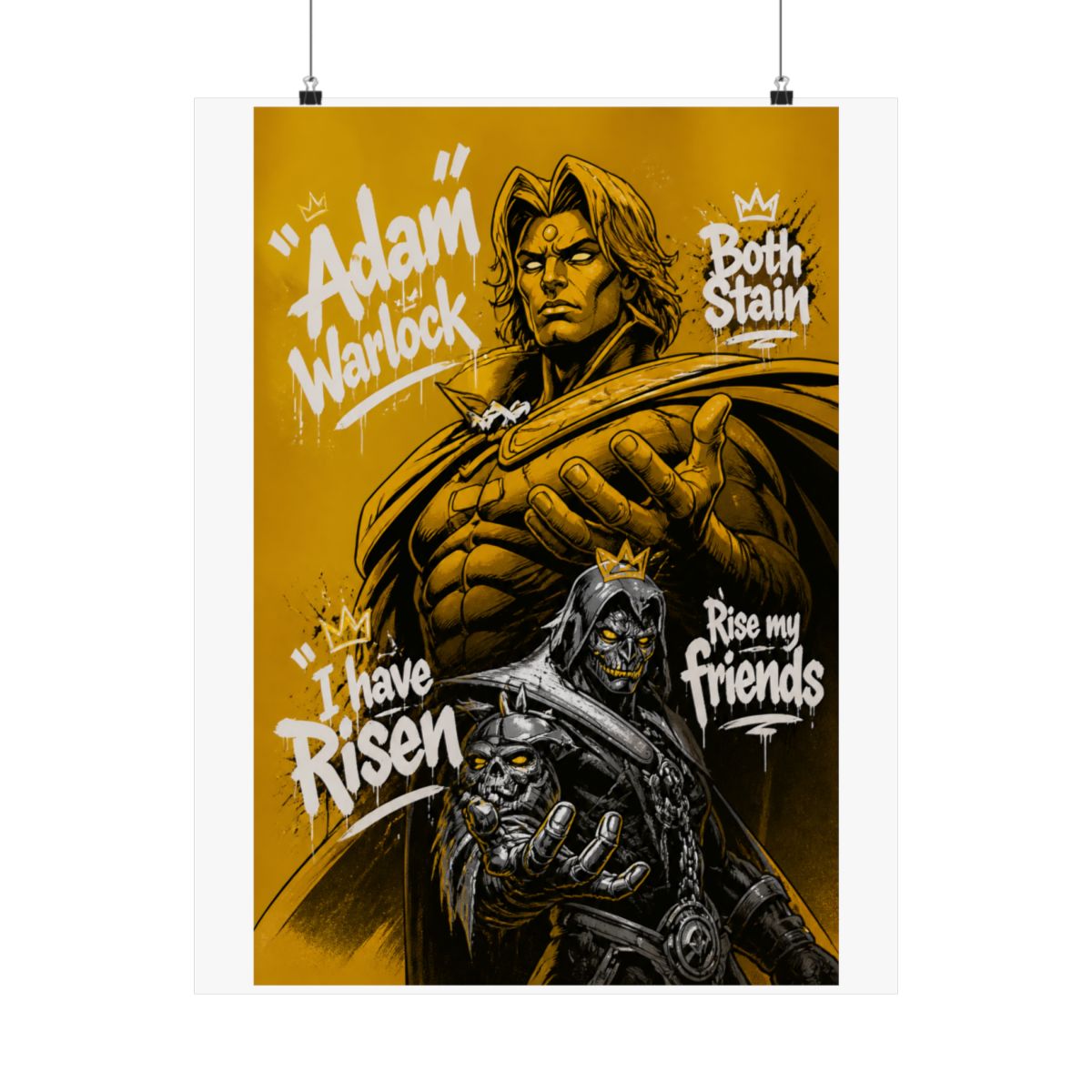 Adam Warlock - Marvel Rivals Fanart Poster - alternate angle 2, merchandise