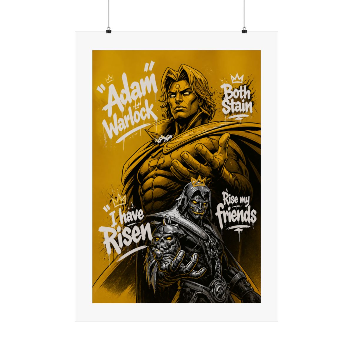 Adam Warlock - Marvel Rivals Fanart Poster - alternate angle 4, merchandise