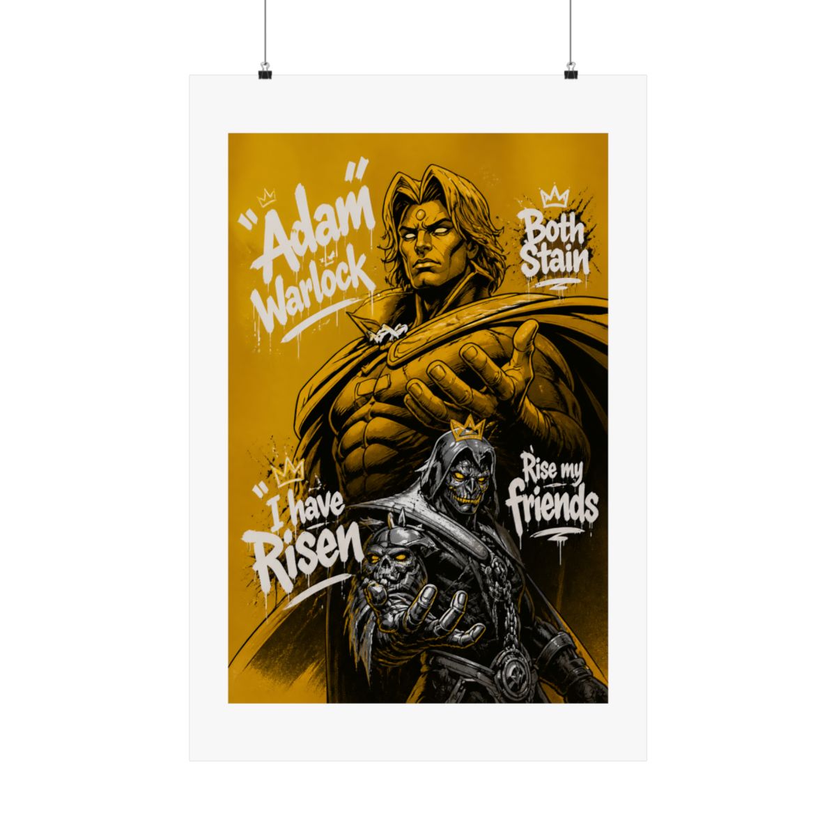 Adam Warlock - Marvel Rivals Fanart Poster - alternate angle 3, merchandise