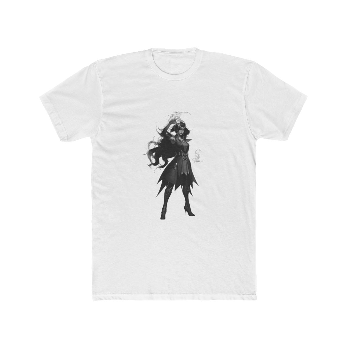 Fiery Scarlet Bold Statement T Shirt - alternate angle 2, merchandise